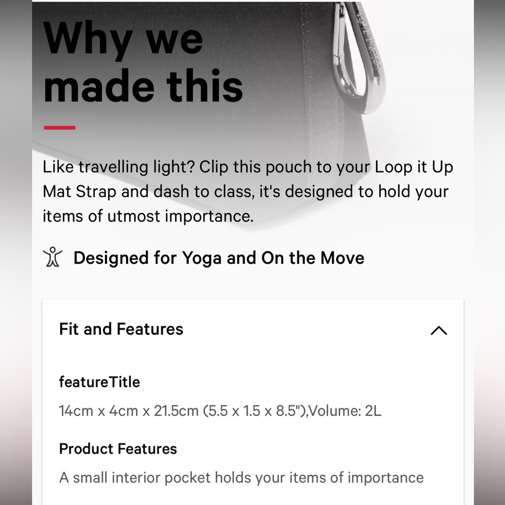 LULULEMON Off The Mat Pouch Neoprene - Picture 5 of 12